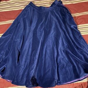 Geoffrey Beene Royal Blue Skater Skirt